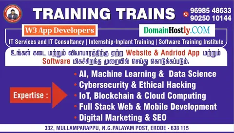 AI, Machine Learning & Data Science (8 April 2025) - Training Trains, Erode