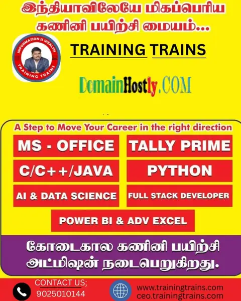 AI, Machine Learning & Data Science (5 May 2025) - Training Trains, Erode