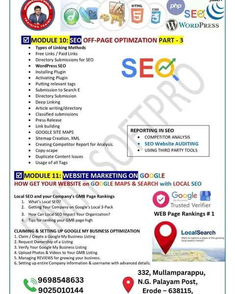 Categories: Primary + relevant secondary categories - Training Trains, Erode