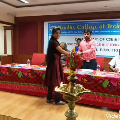 Chief Guest of the function..I feel very happy- speak - Training Trains, Erode - video
