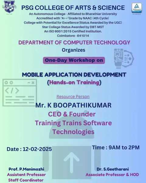 Elevate Your Learning with Expert-Led Training & Workshops - Training Trains, Erode