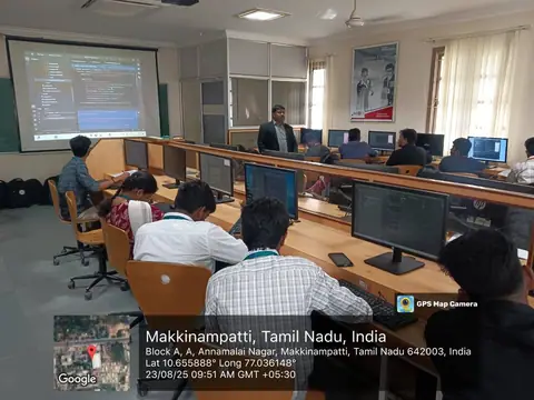 extend my sincere thanks to Dr. Mahalingam College - Training Trains, Erode, 23 August 2025 (2 of 3)