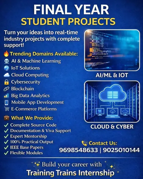 Final Year Students – Your Project, Our Support