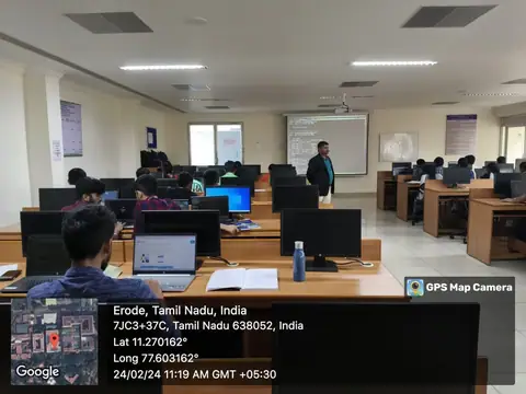 Git and GitHub Training Day-1 training - Training Trains, Erode, 24 February 2024 (2 of 5)