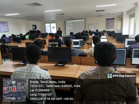 Git and GitHub Training Day-1 training - Training Trains, Erode, 24 February 2024 (3 of 5)