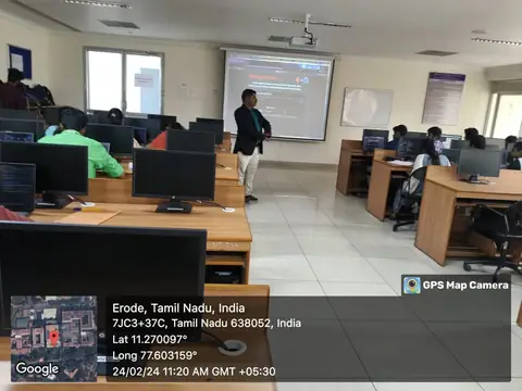 Git and GitHub Training Day-1 training - Training Trains, Erode, 24 February 2024 (5 of 5)