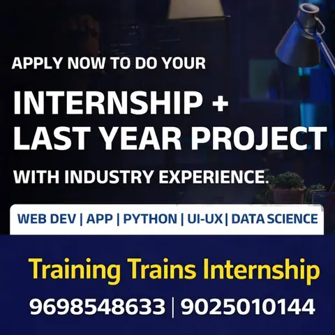 Greetings from Training Trains Internship (29 December 2025) - Training Trains, Erode