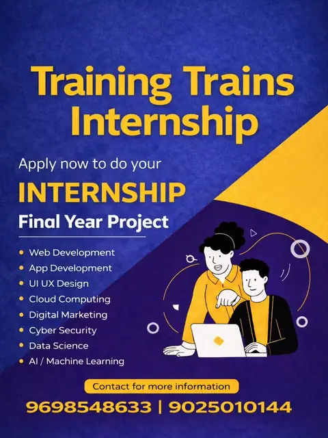 Greetings from Training Trains Internship (29 December 2025)