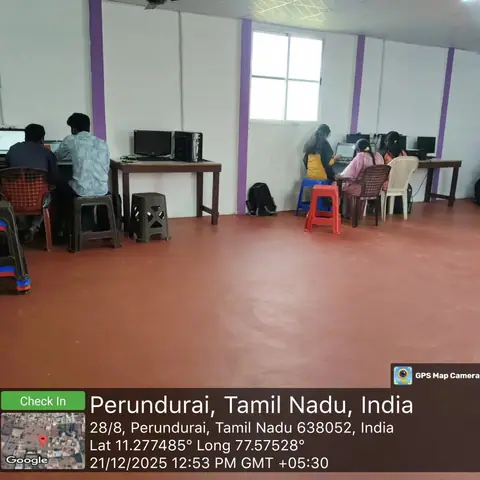 Greetings from Training Trains Internship (22 December 2025) - Training Trains, Erode, 21 December 2025 (2 of 6)