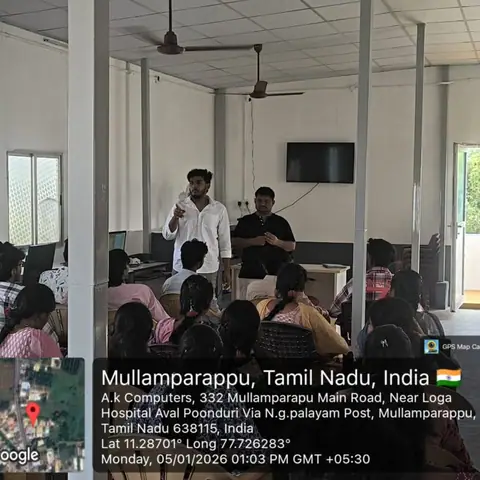 Greetings from Training Trains Internship (5 January 2026) - Training Trains, Erode, 5 January 2026 (16 of 20)