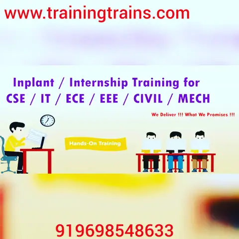In-plant Training/Internship Training (24 July 2022) - Training Trains, Erode