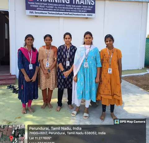 IN-PLANT training KEC department of computer science - Training Trains, Erode, 15 February 2024 (2 of 2)