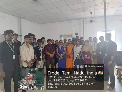 It was an honour to host the enthusiastic students - Training Trains, Erode, 21 February 2026 (11 of 16)