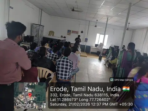 It was an honour to host the enthusiastic students - Training Trains, Erode, 21 February 2026 (14 of 16)