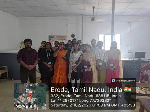 It was an honour to host the enthusiastic students - Training Trains, Erode, 21 February 2026 (15 of 16)