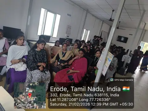 It was an honour to host the enthusiastic students - Training Trains, Erode, 21 February 2026 (2 of 16)