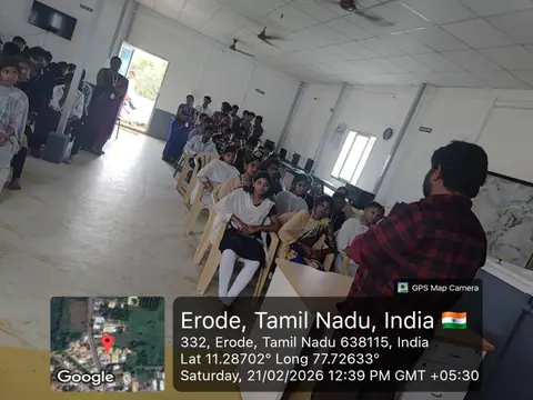 It was an honour to host the enthusiastic students - Training Trains, Erode, 21 February 2026 (4 of 16)