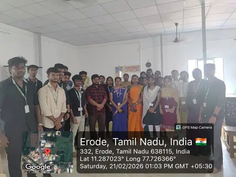 It was an honour to host the enthusiastic students - Training Trains, Erode, 21 February 2026 (6 of 16)