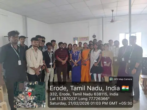 It was an honour to host the enthusiastic students - Training Trains, Erode, 21 February 2026 (7 of 16)