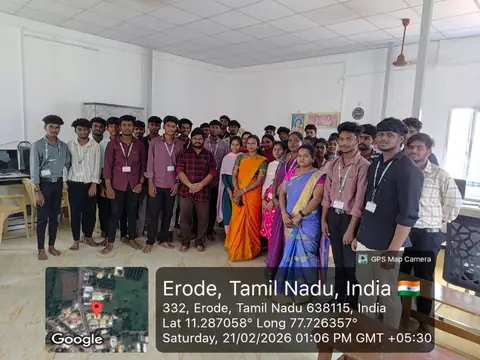 It was an honour to host the enthusiastic students - Training Trains, Erode, 21 February 2026 (8 of 16)