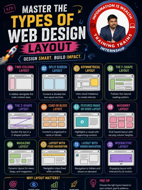 Learn modern UI/UX and professional website structure