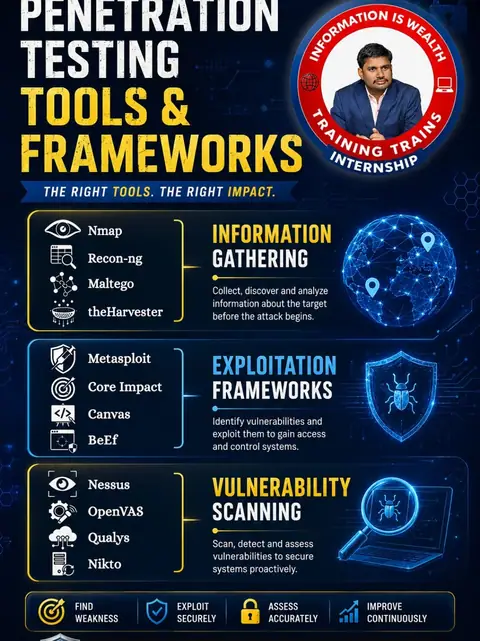 Learn powerful Penetration Testing Tools & Frameworks