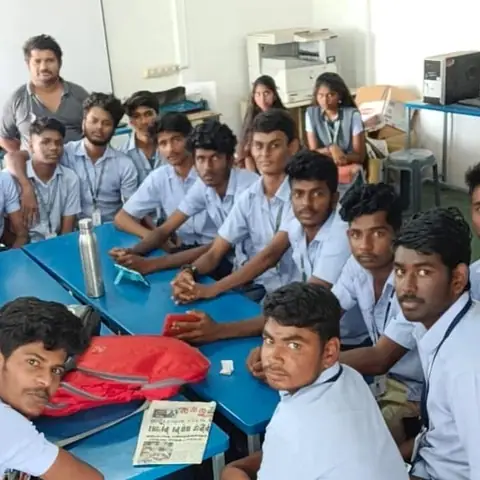 Marutam Nelli Polytechnic College - Training Trains, Erode, 11 January 2023 (7 of 9)