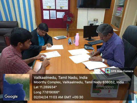MoU with Nandha college of technology