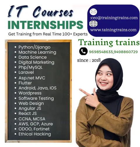 ONLINE-OFFLINE IN-PLANT/INTERNSHIP With Certificate - Training Trains, Erode