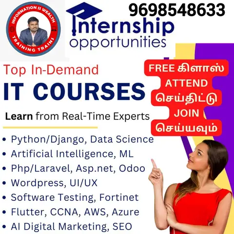 ONLINE /OFFLINE IN-PLANT/INTERNSHIP/IT JOB (9 March 2025)