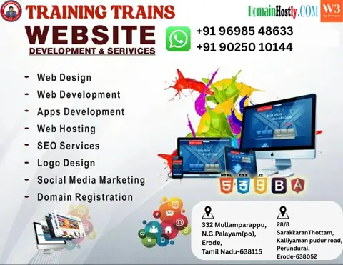 Python Java Full Stack Development UI & UX (30 April 2025) - Training Trains, Erode