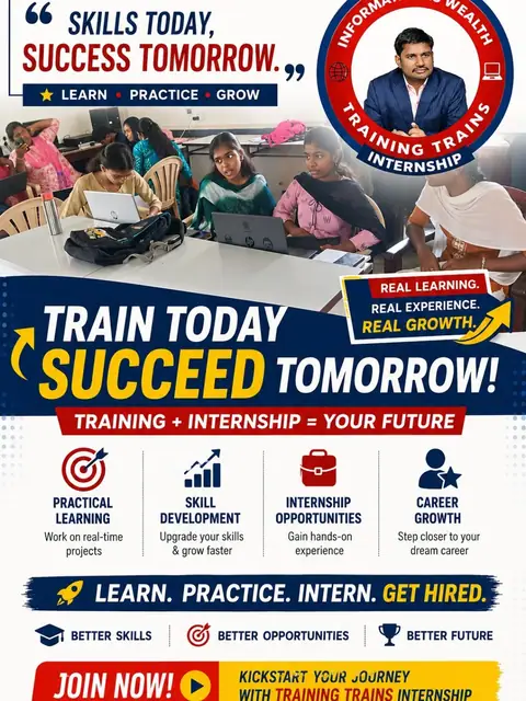 Real Learning. Real Experience. Real Growth (4 June 2026) - Training Trains, Erode