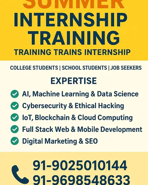 Summer Internship Training - Training Trains, Erode