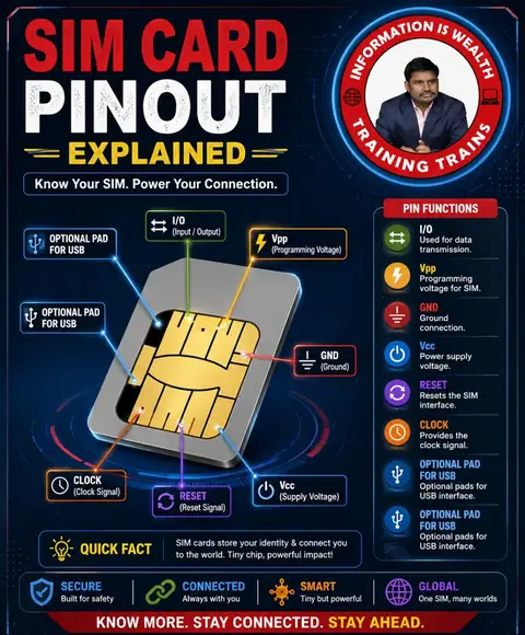 Tiny chip... Massive technology! Learn how SIM card pins - Training Trains, Erode