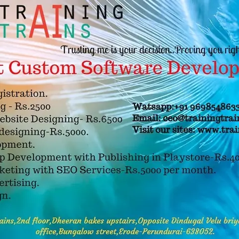 Training Trains, Erode - Instagram post, 19 October 2018