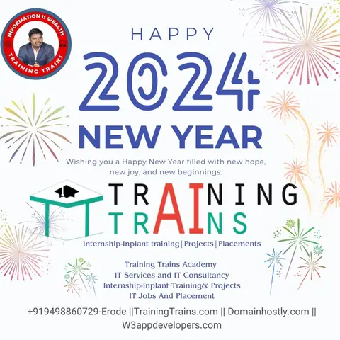 Training Trains, Erode - Instagram post, 1 January 2024