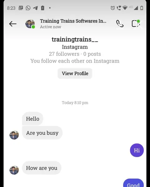 Training Trains, Erode - Instagram post, 20 December 2022
