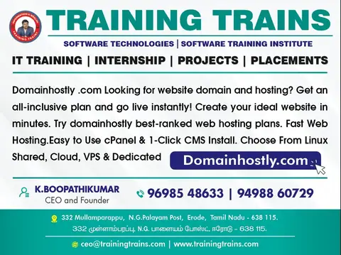 Training Trains, Erode - Instagram post, 17 August 2023