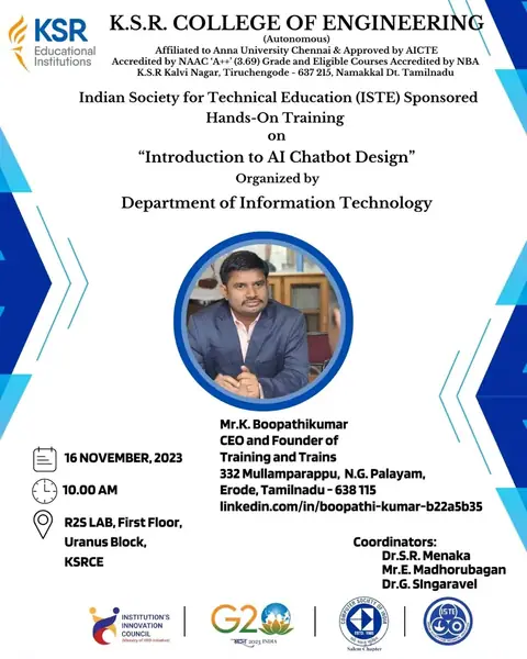 Training Trains, Erode - Instagram post, 16 November 2023