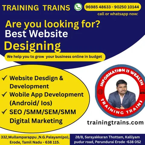 Training Trains, Erode - Instagram post, 14 April 2025