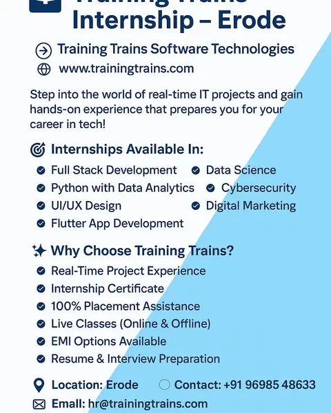 Training Trains, Erode - Instagram post, 24 October 2025