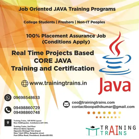 Training Trains Inplant & Internship TrainingPHP - Training Trains, Erode