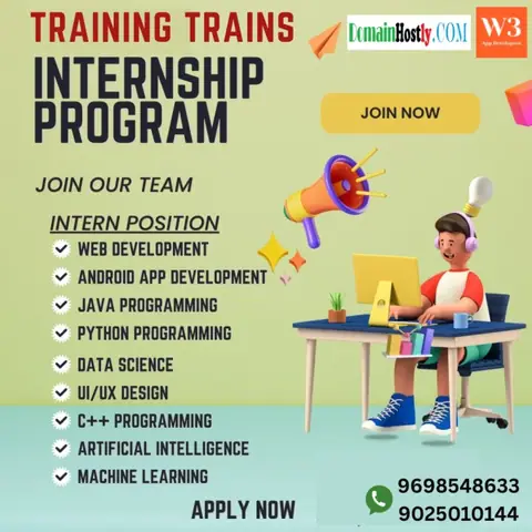Training Trains Internship (28 May 2025) - Training Trains, Erode