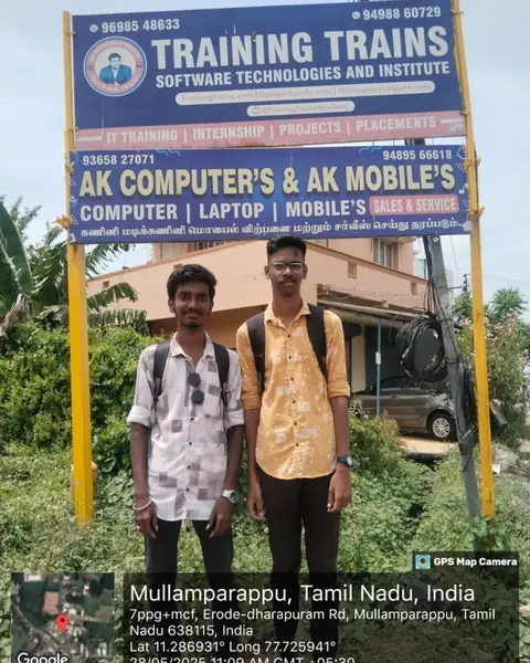 Training Trains Internship (30 May 2025) - Training Trains, Erode