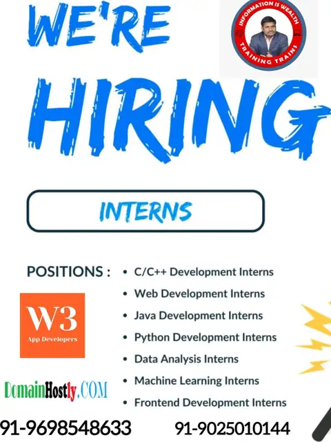 Training Trains Internship (4 August 2025)