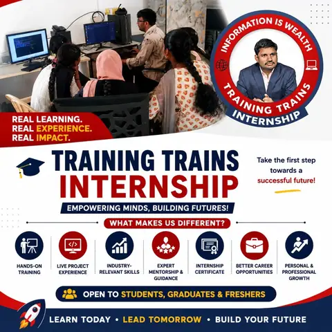 Training Trains Internship (19 June 2026)