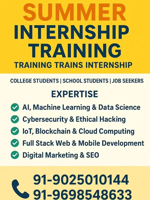 Training Trains Internship Program (30 April 2026) - Training Trains, Erode