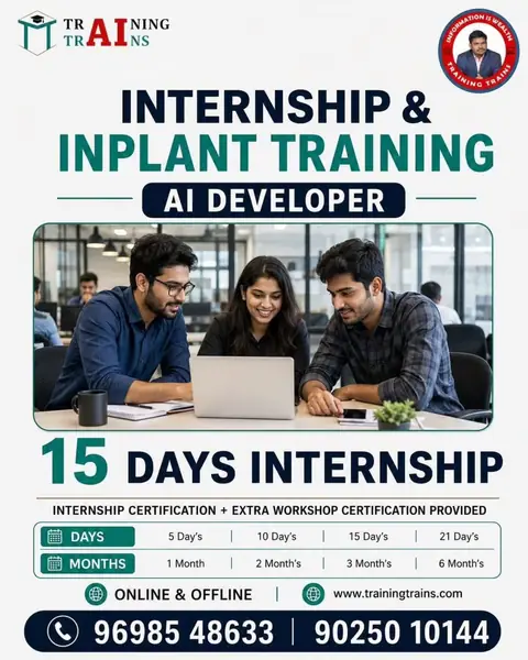 Training Trains Internship Program (15 July 2026)