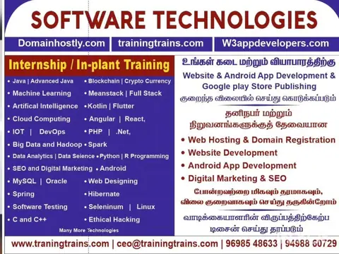 Training Trains INTERNSHIP TRAININGIN (28 December 2022)
