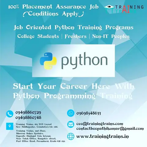 Training Trains offers Online Training and Winter - Training Trains, Erode